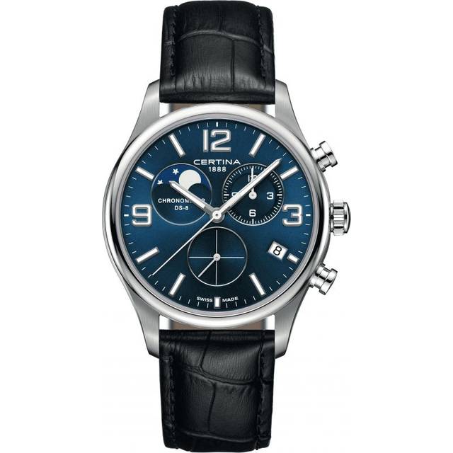 Certina Chronograph DS-8 Chronograph Moon Phase C0334601604700 - silber