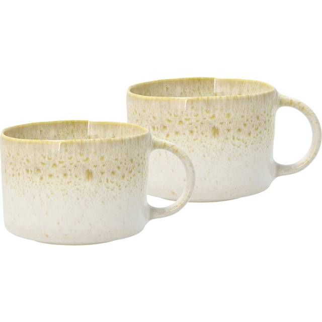 Villa Collection Mugg m öra Styles 0,16 Liter 2 st Creme/sand Stengods - L:8cm B:8cm H:6cm Muggar Med Från Magasin (L:8cm B:8cm H:6cm)
