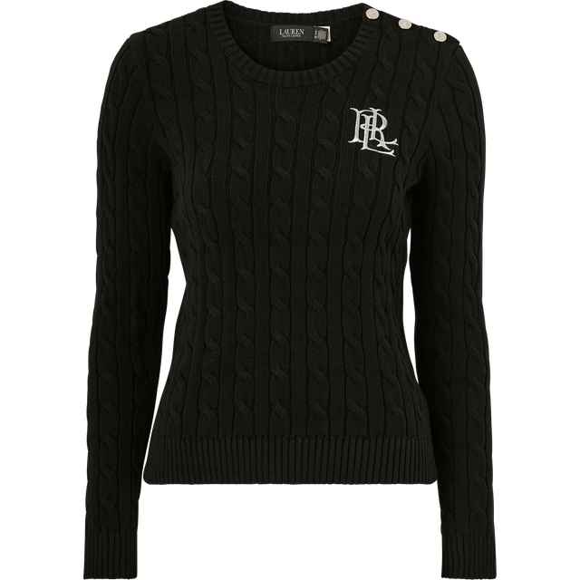 Lauren Ralph Lauren  Sweater MONTIVA-LONG SLEEVE-PULLOVER  - EU L - Black - EU L