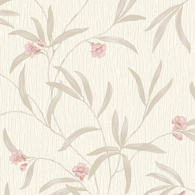 Belgravia Tiffany Floral Textured Red - Belgravia Décor - 0.1 x 52 x 1000cm