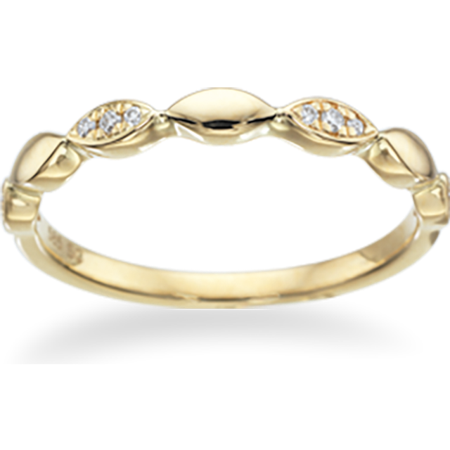Scrouples 14 Karat Guld Ring Med Diamanter 0,06 Carat W/si 711995