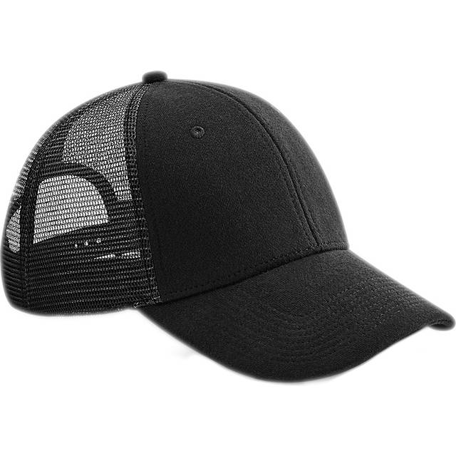 (One Size, Black) Beechfield Adults Unisex Jersey Athleisure Trucker Cap