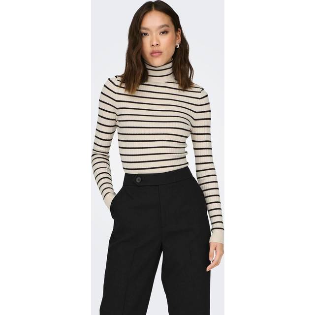 Women's turtleneck sweater Only Karol - Blanc