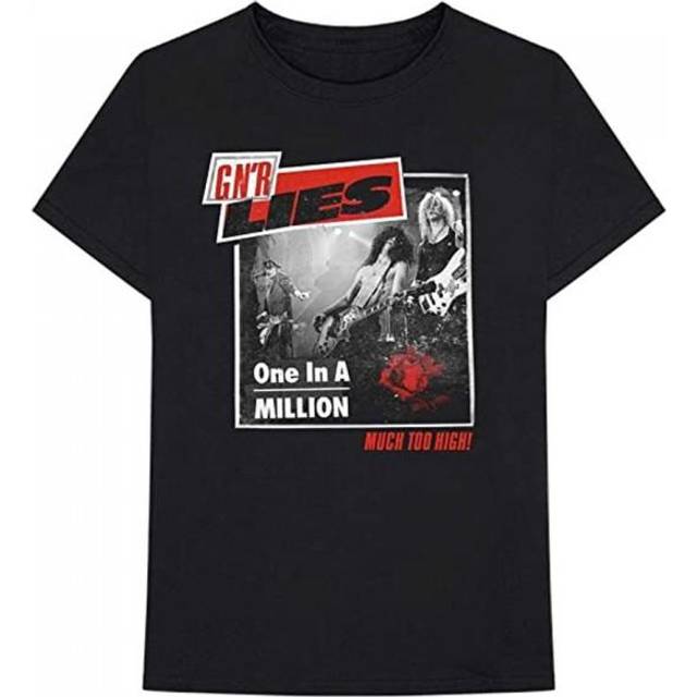 (L, Black) Guns N Roses Unisex Adult One In A Million T-Shirt