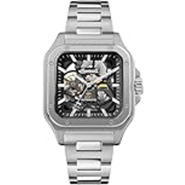 Ingersoll The Ollie Stainless Steel Black Skeleton Dial Automatic I14501 Men&#39;s Watch