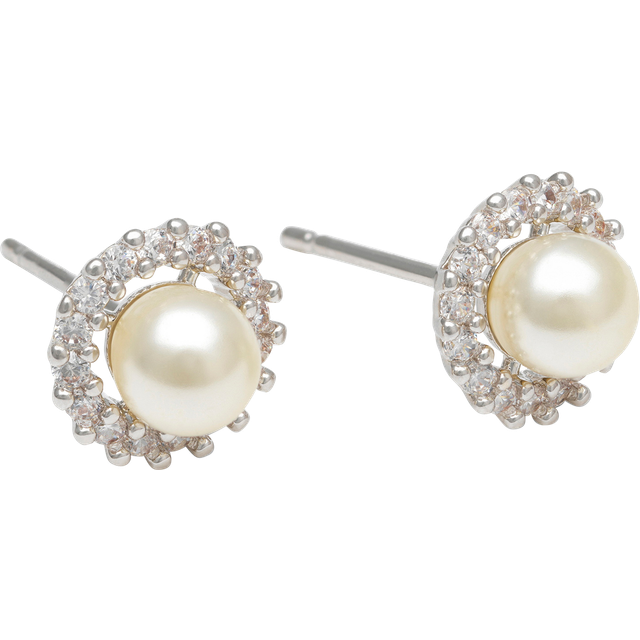Colette Pearl Stud Örhängen - Ivory Pearl