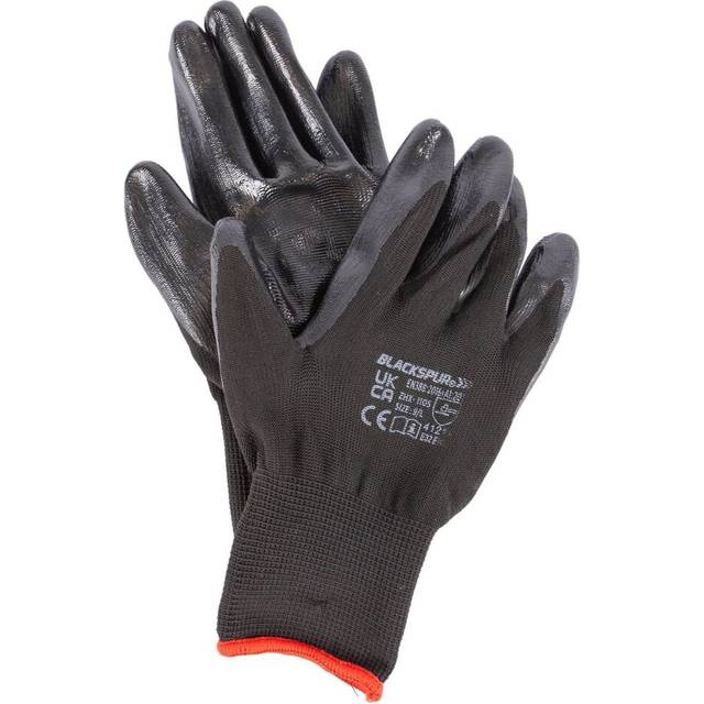 Blackspur Multi Purpose Nitrile Coated Gloves - L