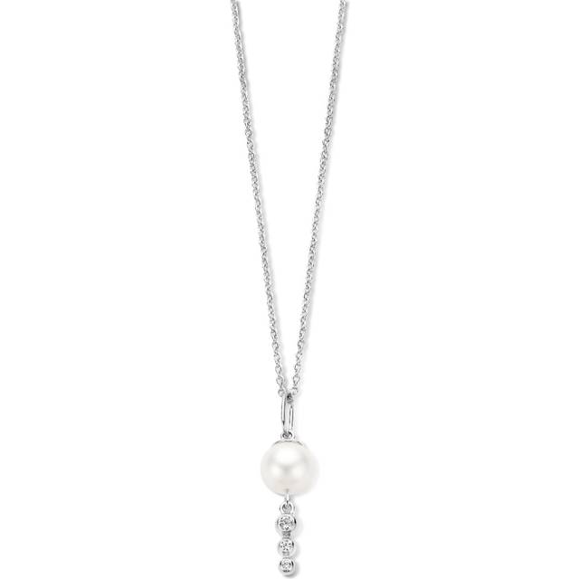Swan Pendant Sterling Sølv Halskæde fra Spirit Icons med Perle