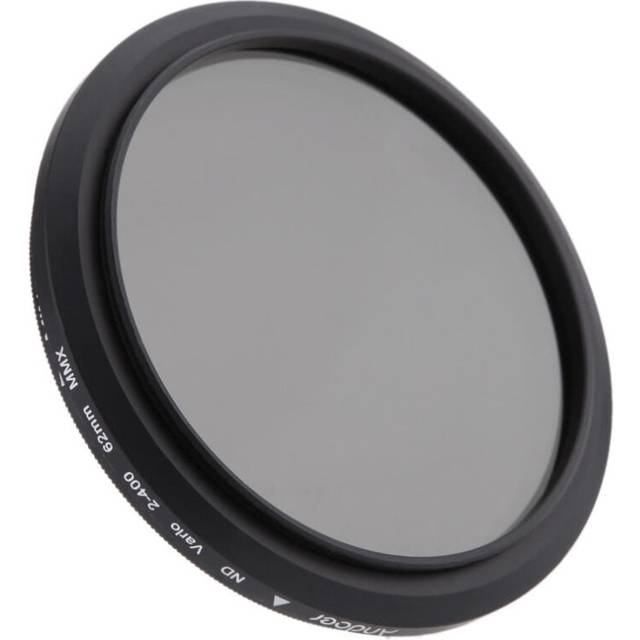 62mm ND Fader Neutral Density Adjustable ND2 to ND400 Variable Filter for Canon Nikon DSLR Camera