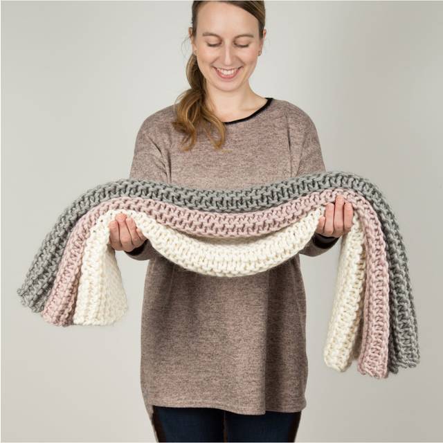 Wool Couture Hannah Blanket Knitting Kit