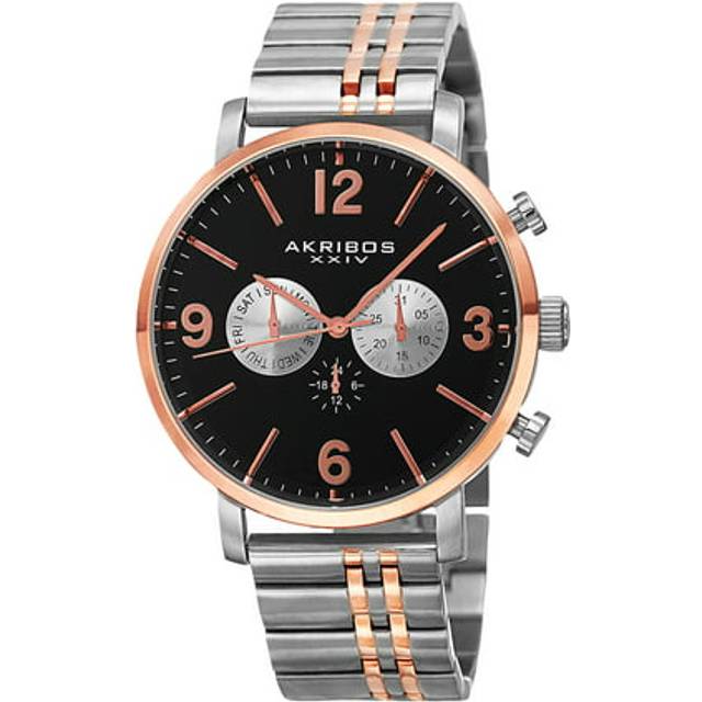 AK782 Casual Watch Round Case - Black - One Size