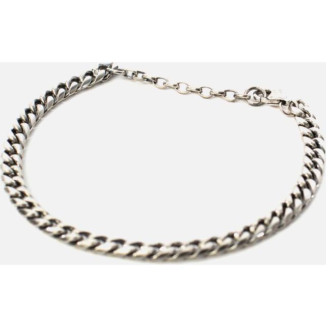 Serge Denimes Mens Silver (silver) Scale Sterling-silver Chain Bracelet - silver (Silver)
