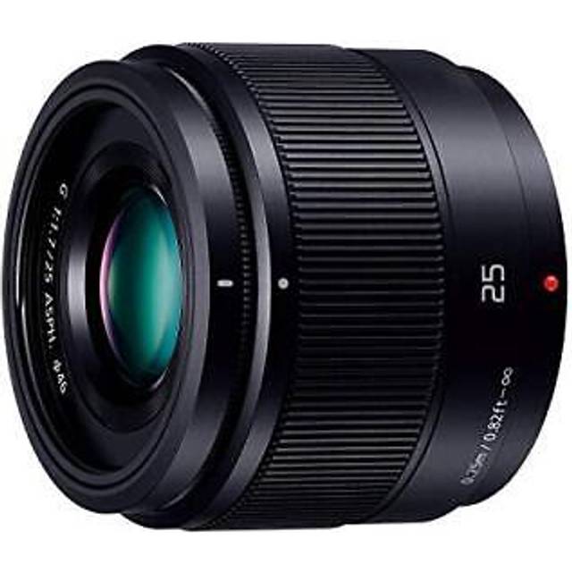 Panasonic lumix 25mm / f1.7 asph. black h-h025-k lens black for mft