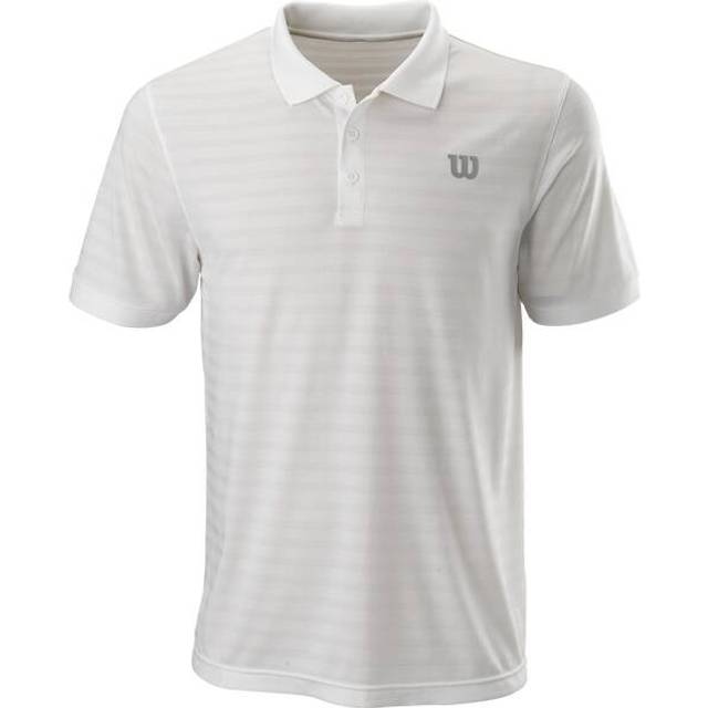 Wilson Stripe Polo White
