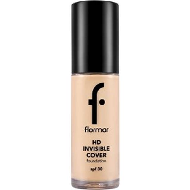 flormar HD Invisible Cover Foundation Lätt foundation med uppljusande effekt SPF 30 Skugga 090 Golden Natural 30 ml