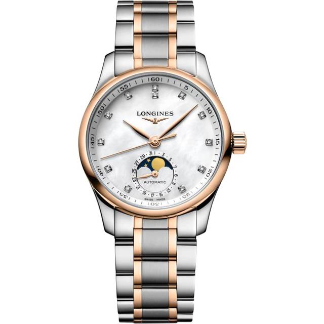 Master Collection Moophase 34mm Ladies Watch Mother Of Pearl