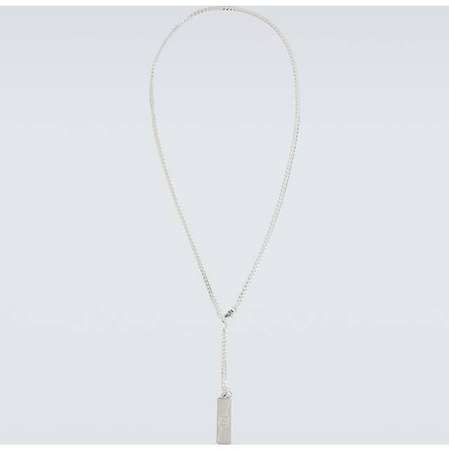 Gucci Interlocking G sterling silver necklace (One Size)