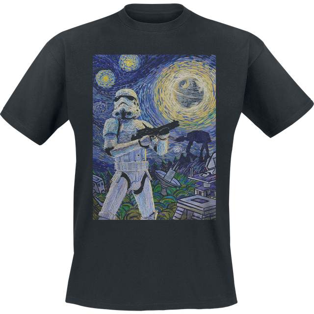 Star Wars T-shirt - Stormy Night - S XXL - för Herr - svart