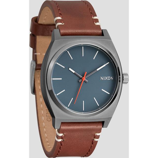 Watch Nixon Time Teller Leather - Marron - 38.5 mm
