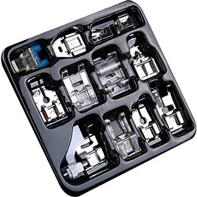 WANGCL 11Pcs Sewing Machine Kit Presser Feet Spare Parts Accessories for Sewing Machine Brother Singer Janome Toyota