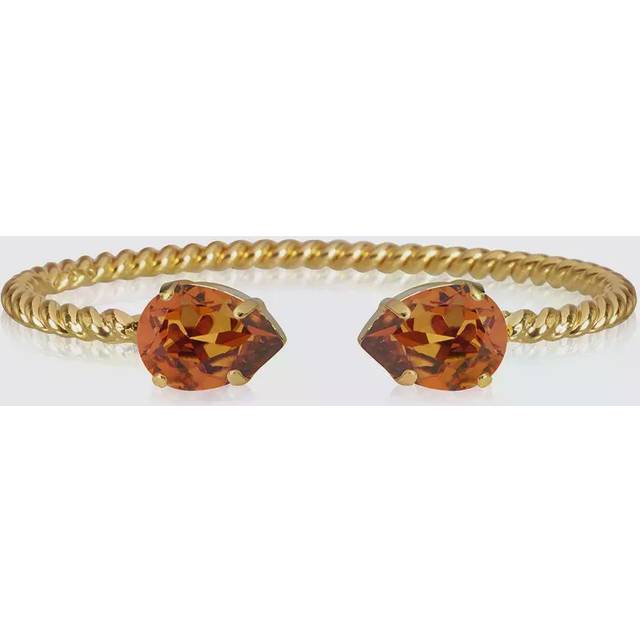 Caroline Svedbom - Mini Drop Bracelet Gold Light Amber