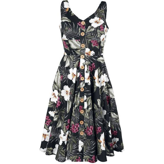 Hell Bunny Tahiti 50's Dress Medium-length dress black - L