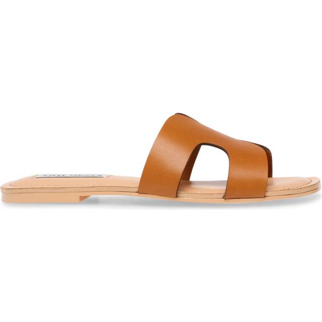 Steve Madden Zarnia Sandal - Cognac Leather Flade