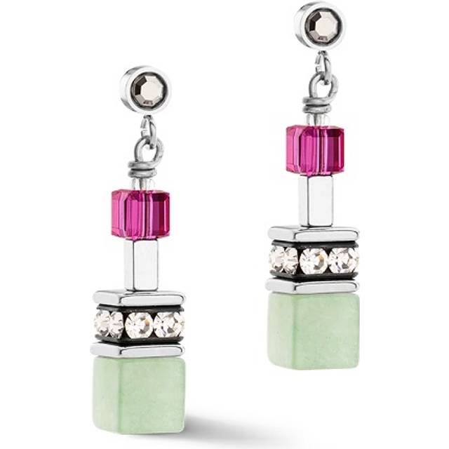 COEUR DE LION GeoCUBE® Fusion Ohrringe Multicolor Gemstone