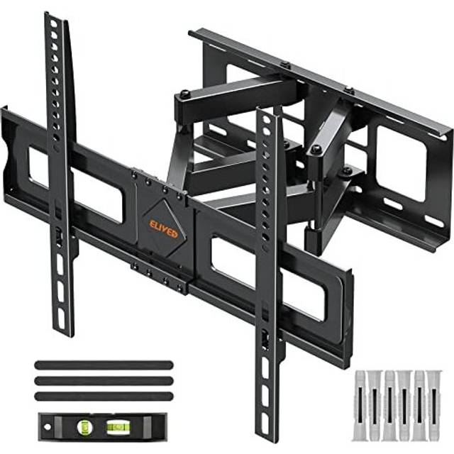 "ELIVED TV Wall Bracket Tilt Swivel for Most 37""-70"" Plasma, LCD, LED, OLED Flat / Curved TVs with Max VESA 600x400mm up to 45KG, Full Motion TV B"