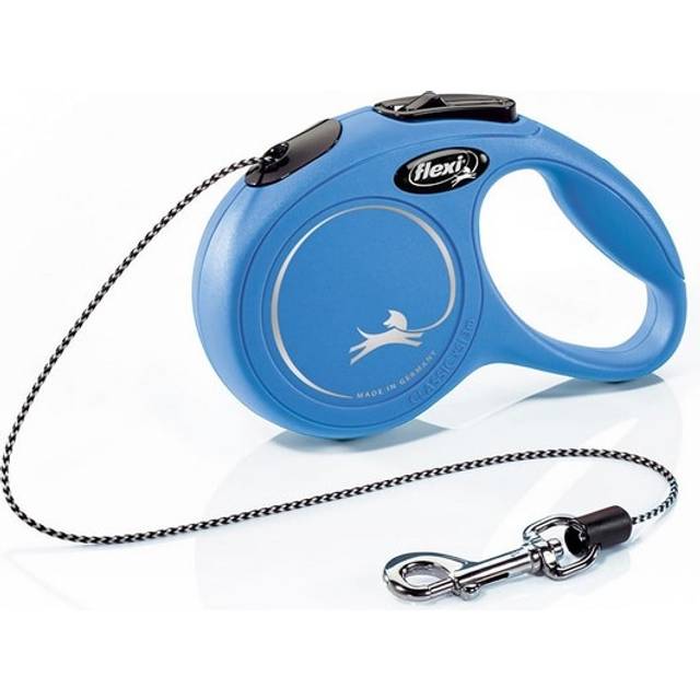 (3m, Blue) Flexi New Classic Extra Small Retractable Dog Cord