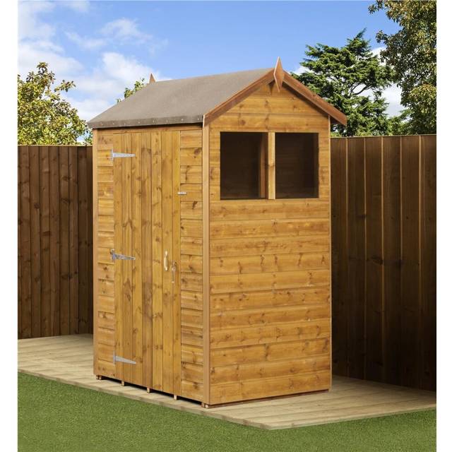 Empire Apex Shed Shiplap Tongue & Groove 4x4 With Windows