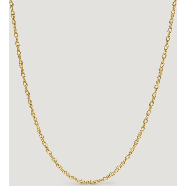 John Greed CANDY 9ct Gold Prince of Wales Rope Chain Necklace For Women - gold