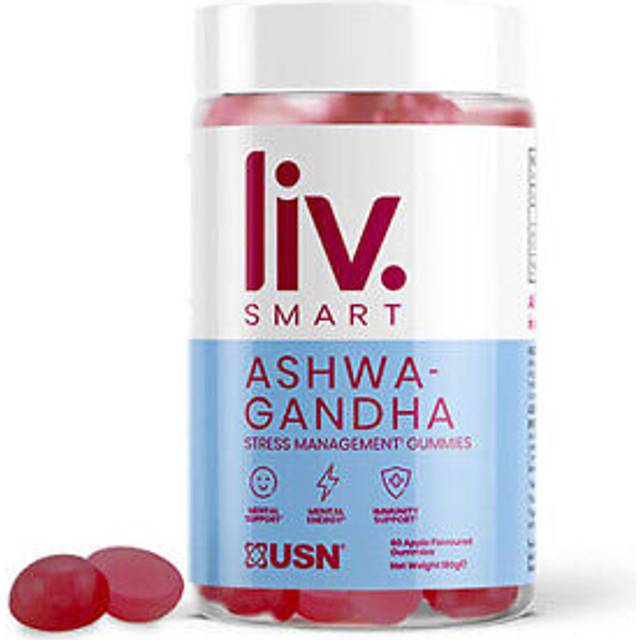 USN - LivSMART Ashwagandha Gummies, Apple - 60 Gummies