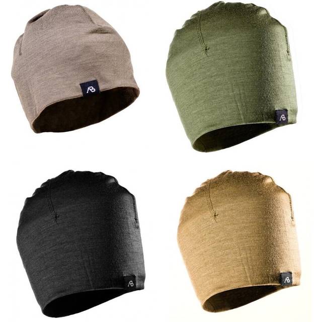 Beanie Lite Merino Wolle oliv