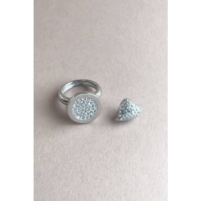 Dyrberg/Kern Rdu Compliments Set Ring, Färg: Silver, Onesize, Kvinna