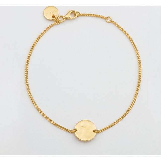 Armband minimalistica hammered gold