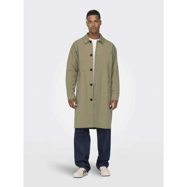 Only & sons men's malcom coat - sizes xs-xl, classic elegance, stylish comfort