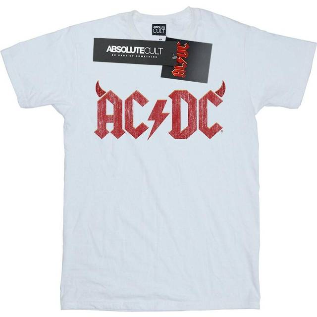 AC/DC Girls Horns Logo Cotton T-Shirt