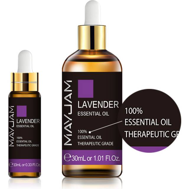 MAYJAM 10ml 30ml Essential Oils For Humidifier Diffuser Lavender Jasmine Eucalyptus Ylang Ylang Vanilla Tea Tree Aroma Oil