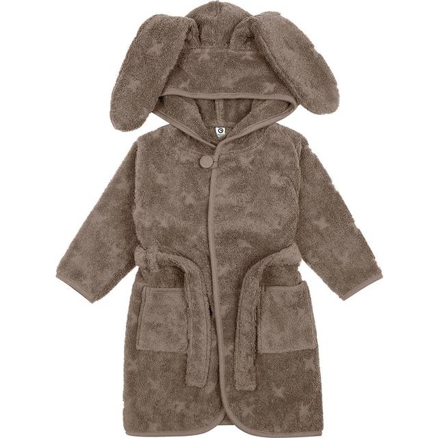 Müsli by Green Cotton Bathrobe Bunny Stl. 104/110 unisex - Morgonrockar Från Magasin - Cashew (104/110)
