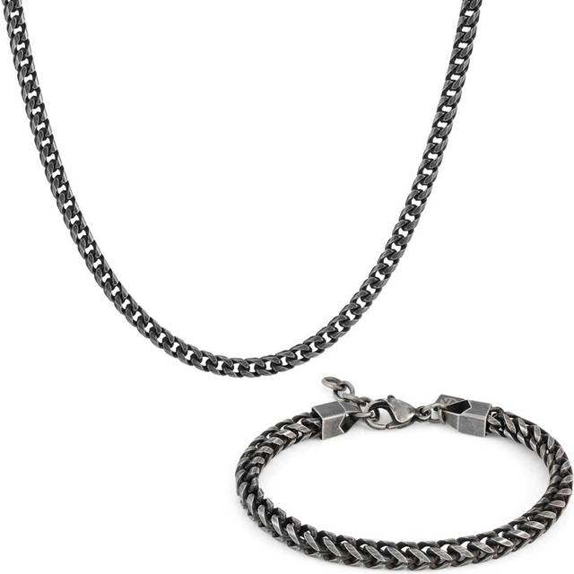 Nomination B-Yond Fishbone Chain Black Bracelet 028936/050