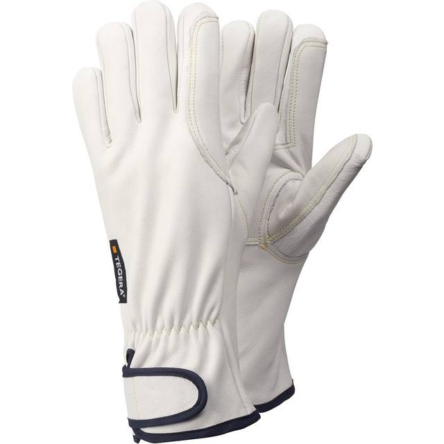 Tegera 88800 Læder Varmehandsker - Hvid