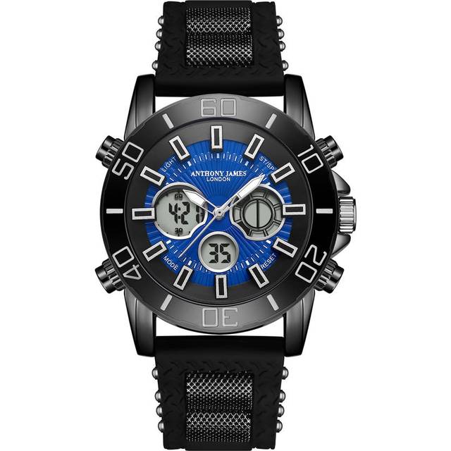 Hand Assembled Anthony James Limited Edition Speedster Watch - Blue - One Size