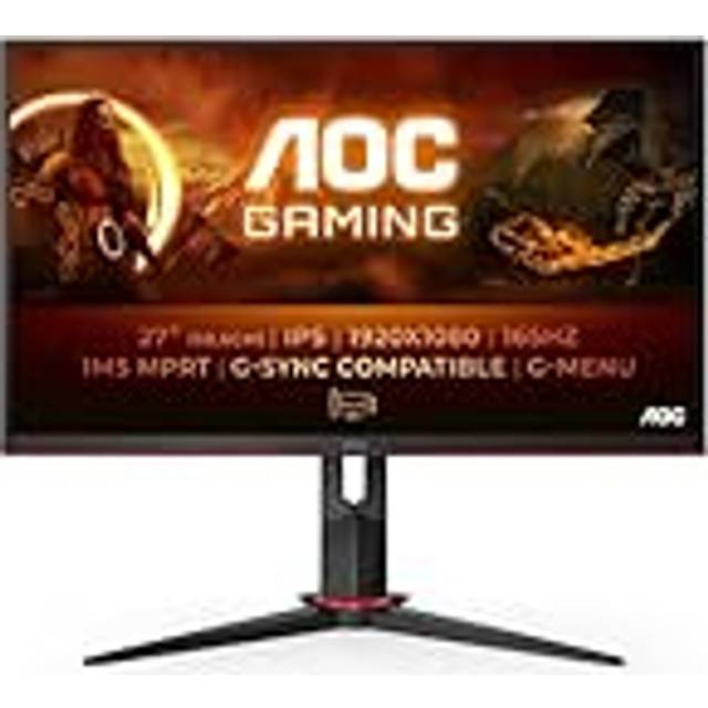 AOC 27G2SP/BK/39 Datorskärm, Svart, Röd, 27"