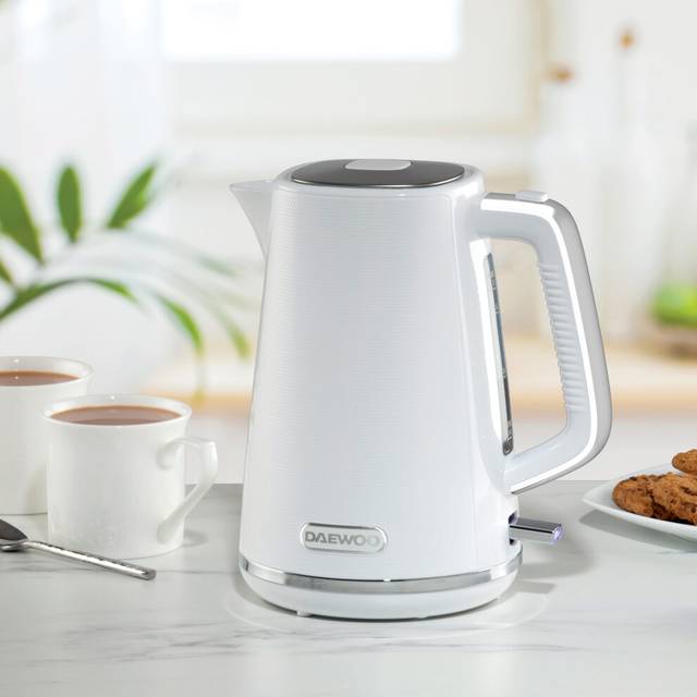 DAEWOO Stirling SDA2629GE Jug Kettle - White, White