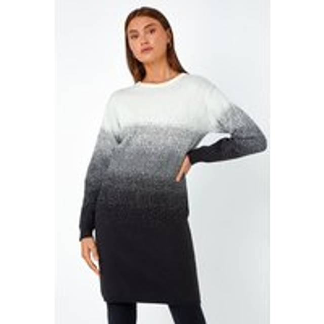 Ombre knitted jumper dress for women uk - ladies roman originals
