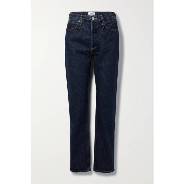 AGOLDE 90s Pinch Waist High Rise Straight in Polished - Denim-Dark. Size 33 (also in 31, 34). (33)