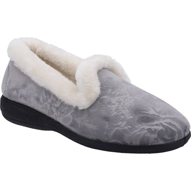 Fleet & Foster Womens Adelaide Velour Memory Foam Slippers UK Size 3 (EU 36)