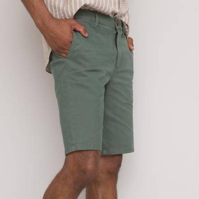 Signatures Jonas Chino Bermuda Shorts - Khaki Green - W28