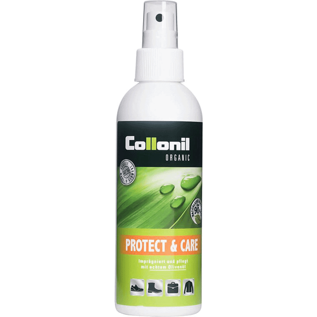 Collonil Unisex Organic Protect & Care Skospray, Genomskinlig, 200 ml